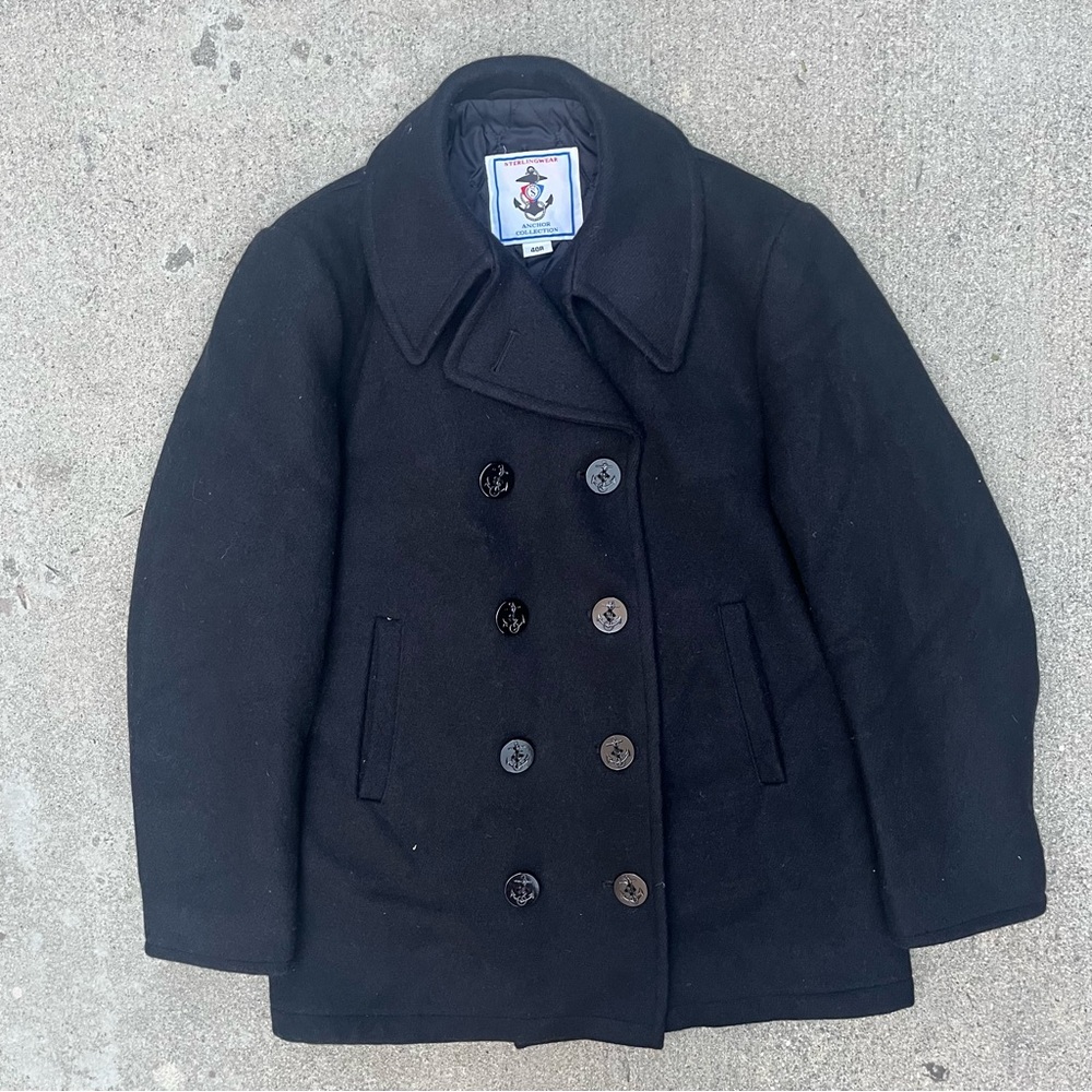 Sterlingwear navy peacoat